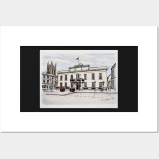 The Athenaeum Bury St Edmunds Watercolour Painting Posters and Art